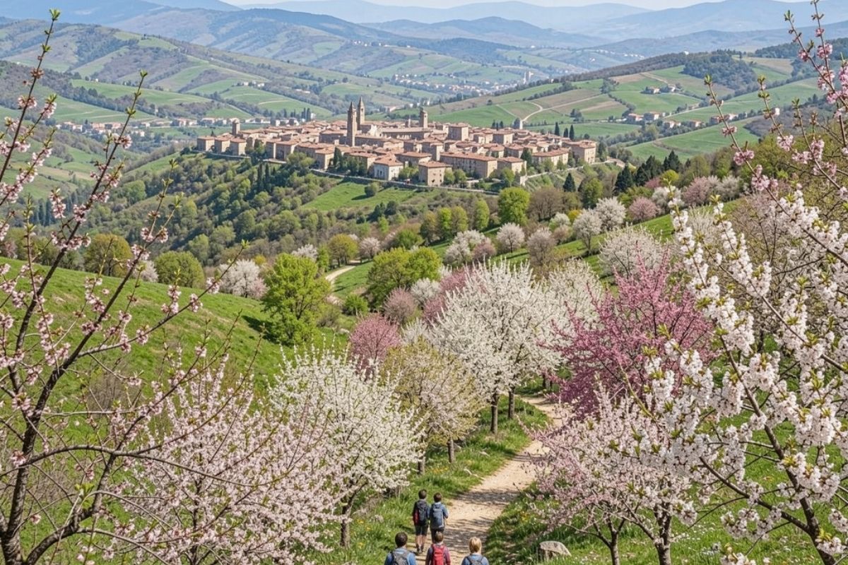 Escursioni panoramiche con vista su Venafro e colline circostanti
