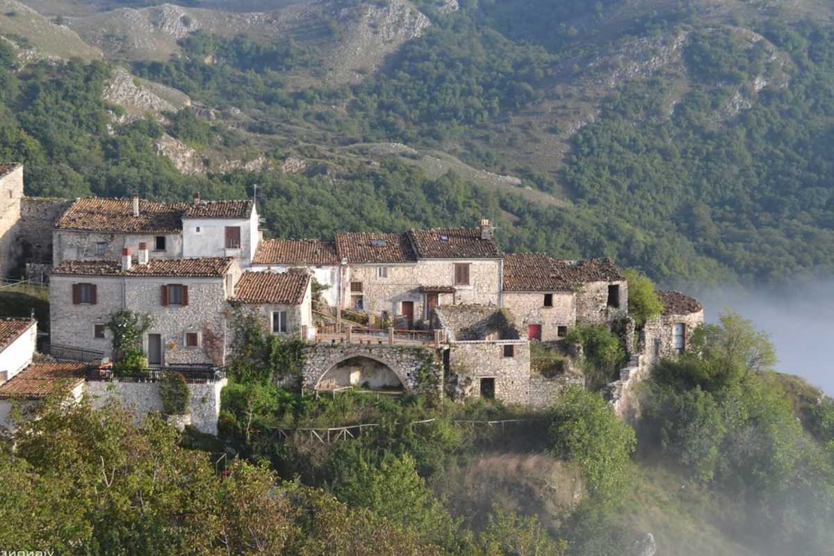 Vista del Parco della Rimembranza a Bojano